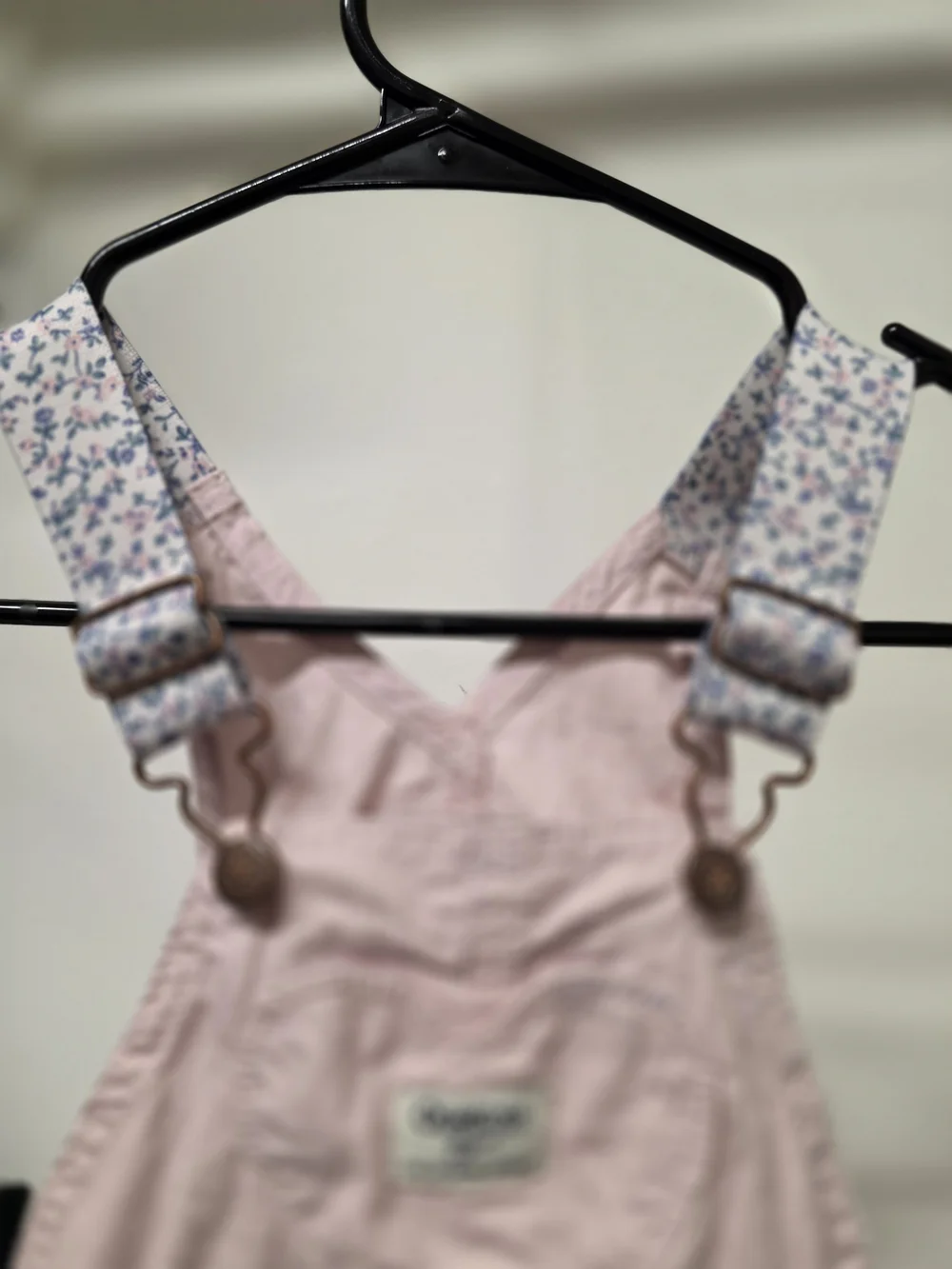OshKosh B'gosh Pink Heart Shortalls for Kids